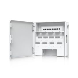 Ubiquiti EAH-8 Enterprise Access Hub, 8-Door Access Control with PoE, Battery Backup, and UL 294 Compliance