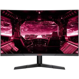 Koorui Curved Gaming Monitor 27 inch QHD VA 27E6QCA 2560 x 1440 144Hz Refresh Rate 1ms Response Time DP1.2/HDMI 2 Game Mode Eye Protection Narrow Bezel on Three Sides 1800R Curved Black 