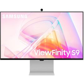 Samsung View Finity Smart Monitor S9 27 inch LS27C902PAMXUE 5K 5120 x 2880 Refresh Rate 60Hz Response Time 5ms Eye Saver Mode Flicker Free USB Hub Bluetooth WiFi5 Speaker 5W x 2 Silver 
