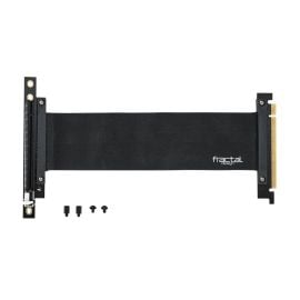 طقم كابلات Fractal Design FLEX VRC-25 PCI-E Riser - FD-ACC-FLEX-VRC-25-BK - امتداد PCIe x16 مرن بطول 25 سم للتركيب الرأسي لوحدة معالجة الرسومات في علب الكمبيوتر