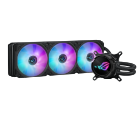 ASUS ROG STRIX LC III 360 ARGB CPU Liquid Cooling 3x ROG Strix AF-12S aRGB 120mm Fans 360° Rotating ROG Logo  360mm Radiator 