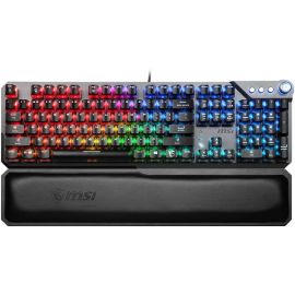 لوحة مفاتيح ألعاب MSI VIGOR GK71 SONIC – BLUE SWITCHES، إضاءة RGB Mystic Light لكل مفتاح