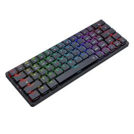 لوحة مفاتيح ألعاب ميكانيكية منخفضة الارتفاع من Redragon Elise Pro K624P-KBS، 63 مفتاحًا RGB، لاسلكية ثلاثية الأوضاع (2.4G/بلوتوث 5.0/سلكية)، مفاتيح حمراء