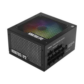 GAMDIAS KRATOS P2-850G 850W 80+ Gold Fully Modular Power Supply with Addressable RGB Lighting, Smart Fan Control, and Japanese Capacitors