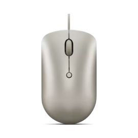 Lenovo 540 USB-C Compact Wired Mouse-Sand
