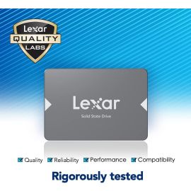 محرك أقراص الحالة الصلبة SATA سعة 128 جيجابايت من Lexar NS100 2.5 بوصة LNS100-128RB