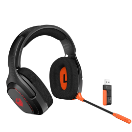 Meetion BTH012 Three-Mode Wireless Gaming Headset, 50mm Drivers, 2.4G Wireless, Bluetooth 5.3, Wired, 1200mAh Battery (45H), Detachable Noise-Cancelling Microphone, Ergonomic Design