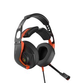 Meetion HP099 RGB Backlit 7.1 Stereo Gaming Headset, 50mm Drivers, Virtual 7.1 Surround Sound, Omni-Directional Noise-Canceling Microphone, Metal Frame, Soft Leather Ear Pads, In-Line Controls