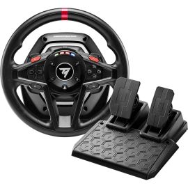 Thrustmaster T-128PS Racing Wheels Immersive Force Feedback Engine Speed LED's Magnetic Paddle Shifters Including 13 Buttons For PS5 PS4 Black