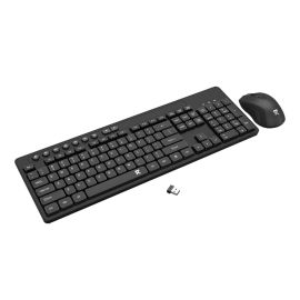Redragon BS-7094 Wireless Keyboard and Mouse Combo ,Full-Size Ergonomic Keyboard with Low-Profile Silent Chocolate Keycaps, 9 Multimedia Shortcut Keys, Adjustable DPI Mouse (800-4000), Plug-and-Play USB Dongle, Black, ARB-ENG