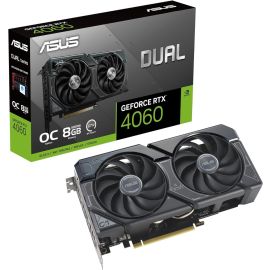 ASUS Nvidia Geforce Graphics Card RTX 4060Ti 8GB DDR6 Dual OC Edition 90YV0J40-M0NA00