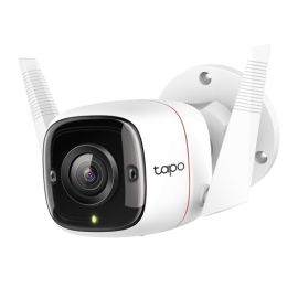 TP-Link Tapo C310 Outdoor Camera with FHD 3MP, Weatherproof Design, Night Vision, 2-Way Audio, Motion Detection, Automatic Siren, and Wi-Fi/RJ45 Connectivity