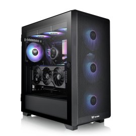 ثيرمال تيك S250 TG ARGB ميد تاور Chassis,أسود ,CA-1Y6-00M1WN-00