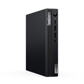 لينوفو ثينك سنتر M70q الجيل الخامس، جهاز مكتبي بمعالج إنتل كور i7-14700T، ذاكرة 8 جيجابايت، تخزين SSD بسعة 512 جيجابايت، معالج رسومات إنتل، لوحة مفاتيح باللغتين الإنجليزية والعربية، اللون أسود، نظام تشغيل ويندوز 11 برو