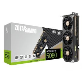 ZOTAC GAMING GeForce RTX 5080 SOLID CORE 16 GB GDDR7 – PCIe 5.0 Graphics Card with Blackwell Architecture, Triple Fan IceStorm 3.0 Cooling, SPECTRA RGB, 10752 CUDA Cores