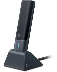TP‑Link Archer TXE70UH AXE5400 WiFi 6E High‑Gain Tri‑Band USB 3.0 Adapter 2× Antennas, WPA3 Security