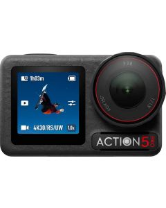 DJI Osmo Action 5 Pro 4K Action Camera Adventure Pack 2.5" OLED Touchscreen HDR and Low-Light Performance Digital Image Stabilization Black