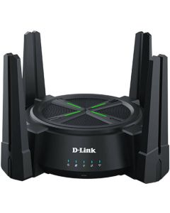 جهاز توجيه Wi-Fi 6 ثنائي النطاق D-Link DIR-X6080Z AX6000 مزود بـ 8 منافذ LAN Gigabit ومنفذ WAN واحد وMU-MIMO وأمان متقدم