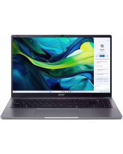 لابتوب إيسر أسباير لايت 15 بمعالج إنتل سيليرون N4500، ذاكرة عشوائية 8 جيجابايت، تخزين SSD بسعة 256 جيجابايت، بطاقة رسومات إنتل، شاشة 15.6 بوصة بدقة FHD من نوع IPS، لوحة مفاتيح إنجليزية، اللون رمادي معدني، نظام التشغيل (ويندوز 11 معدل)