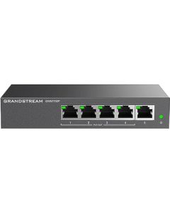 مفتاح Grandstream GWN7700P Gigabit غير مُدار بخمسة منافذ مع 4 منافذ PoE+ 
