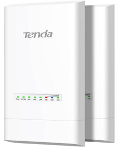 Tenda OS3 Outdoor Wireless CPE – 5GHz 12dBi Antenna, IP65 Waterproof, 5km+ PtP Link, Passive PoE