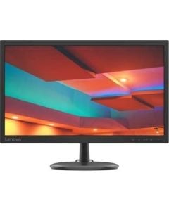 شاشة لينوفو 21.5 بوصة FHD TN معدل تحديث 1920 × 1080 75 هرتز وقت الاستجابة 5 مللي ثانية VGA مع كابل HDMI أسود