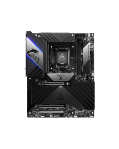 لوحة أم MSI MEG Z890 UNIFY-X Intel LGA 1851 ATX للألعاب، DDR5 ثنائية القناة 8000+MHz(OC)، PCIe 5.0 x16، 5x M.2 Gen5، Wi-Fi 7، 10G LAN، Thunderbolt 4، Extreme Overclocking، أسود أنيق (بدون RGB)