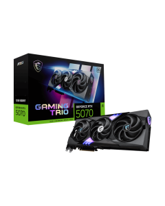 MSI GeForce RTX 5070 12GB GAMING TRIO OC Graphics Card, NVIDIA Blackwell Architecture, 12GB GDDR7, DLSS 4, Ray Tracing, PCIe 5.0, TRI FROZR 4 Cooling