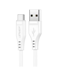 Acefast C3-04 USB-A to USB-C TPE Charging Data Cable, 1.2 Meter-White