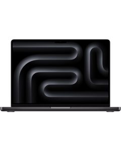ابل ماك بوك برو 14 بوصة سائل شاشة Retina XDR شريحة M3 Pro وحدة معالجة مركزية 11 نواة وحدة معالجة رسومية 14 نواة 512 جيجا بايت SSD لوحة مفاتيح إنجليزية أسود