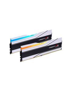 G.SKILL Trident Z5 Neo RGB White 64GB (2×32GB) DDR5-6000 CL28-36-36-96 1.40V Desktop Memory Kit, AMD EXPO and Intel XMP 3.0 Profiles, Aluminum Heatspreader