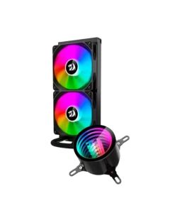 Redragon CCW-3011 ARGB Liquid CPU Cooler 240mm Radiator, Dual 120mm PWM Fans, Optimized Low-Noise Pump, Intel and AMD Compatibility