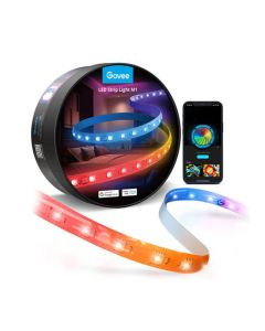 شريط إضاءة LED Govee M1 RGBICW بطول 5 أمتار - شريط ذكي بطول 16.4 قدم مزود بشبكة Wi-Fi وبلوتوث، وكثافة عالية 60 مصباح LED/م، ودعم Matter وHomeKit