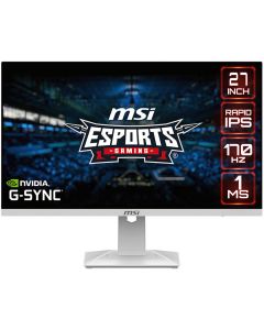 MSI Gaming Monitor 27 inch G274QRFW 2K WQHD IPS Flat 2560x1440 170Hz Refresh rate 1ms Response time AMD FreeSync Premium Compatible HDR DP Black 