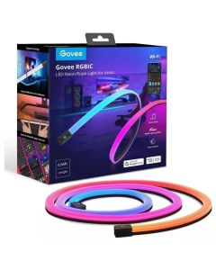 Govee Neon Gaming Table Light 2M H61C2CD1 – Smart RGBIC LED Desk Light Strip with App Control, Music Sync & Voice Assistant