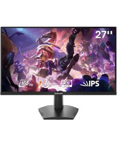 شاشة ألعاب ريدراجون Mirror مقاس 27 بوصة GM27X5IPS FHD IPS بدقة 1920 × 1080 ومعدل تحديث 165 هرتز ووقت استجابة 1 مللي ثانية وتقنية AMD FreeSync باللون الأسود