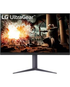 LG UltraGear Gaming Monitor 32 inch 32GS75Q QHD IPS Display 2560 x 1440 180Hz Refresh Rate 1ms Response Time NVIDIA G-SYNC Compatible, AMD FreeSync, Black