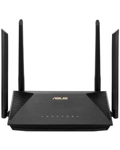 راوتر ASUS RT-AX53U AX1800 ثنائي النطاق WiFi 6 بسرعة 574 ميجابت في الثانية (2.4 جيجاهرتز) / 1201 ميجابت في الثانية (5 جيجاهرتز) Gigabit WAN + 3 منافذ LAN USB AiProtection AiMesh