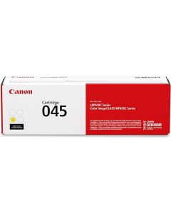 Canon Genuine Toner Cartridge 045 Yellow (1239C001) – 1-Pack – Compatible with Color imageCLASS MF634Cdw, MF632Cdw, and LBP612Cdw Laser Printers