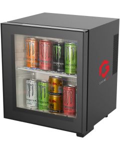 GAMEON Frostbite 30L Mini Gaming Fridge – 30-Liter Capacity, Compact Desktop/Bedroom Cooler for Drinks & Snacks – GOFROST30L