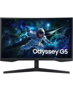 سامسونج شاشة ألعاب منحنية 27 بوصة QHD 2,560 × 1,440 معدل التحديث165 هرتز وقت الاستجابة 1 (MPRT) أسود 