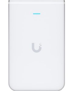 نقطة وصول واي فاي Ubiquiti UniFi UAP-IW-HD ثنائية النطاق مثبتة على الحائط مع مفتاح جيجابت مدمج بأربعة منافذ وPoE/PoE+