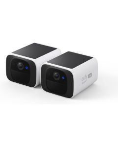 طقم كاميرا eufy SoloCam S220 ثنائي الكاميرا مع قاعدة HomeBase 3، أبيض E8134328