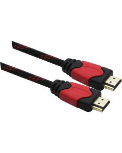 كابل HDMI عالي السرعة NCTS 1.4 HDTV بطول 5 أمتار - يدعم دقة Full HD 1080p، موصلات مطلية بالذهب، تصميم محمي عالي الجودة، مناسب للتلفزيون/جهاز العرض/الشاشة/وحدة التحكم في الألعاب