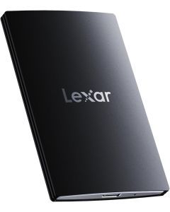 قرص تخزين SSD محمول Lexar SL300 سعة 2 تيرابايت - USB3.2Gen2، سرعة قراءة 1050 ميجابايت/ثانية، سرعة كتابة 1000 ميجابايت/ثانية، مقاوم للسقوط، لون أسود فيزيائي