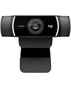 كاميرا ويب Logitech Full HD C922 Pro Stream، كاميرا ويب بث بدقة 1080 بكسل، تسجيلات