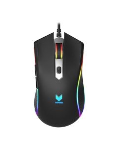 Rapoo V280 VPro Multi Color Led Optical Gaming Mouse - Black