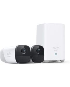كاميرا الأمان المنزلية اللاسلكية eufyCam 2 Pro 2+1 بيضاء - T88513D1