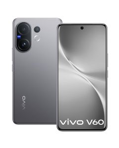 هاتف ذكي فيفو V60 ثنائي الشريحة بذاكرة وصول عشوائي (رام) 12 جيجابايت وسعة تخزين 512 جيجابايت ويدعم تقنية الجيل الخامس، رمادي ضبابي، إصدار الشرق الأوسط