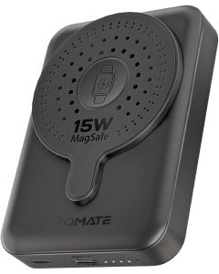Promate SuperCharge MagSafe and Apple Watch Wireless Charging Power Bank Black 